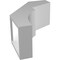 Ekena Millwork 5-in. W x 10-in. D x 14-in. H Monterey Architectural Grade PVC Knee Brace BRCP05X10X14MON - alternate 3
